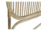 Natural wood headboard - length 180 x depth 4 x height 128 cm JLEN50288