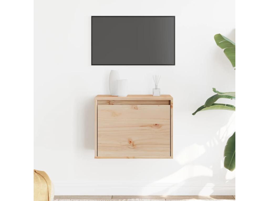 Wall cabinet 45x30x35 cm Solid pine wood OOBH88439