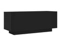 Black multimedia TV stand with shelf, 100x35x40 cm, 02 0025482 AFEA18132