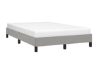 Light grey bed frame 120x190 cm fabric UZWE94193