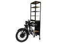 Luxameub ZDAM16586 Black Metal Motorcycle Front Shelf