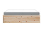 Bed with mattress 180x200 cm solid pine wood LQCR59780