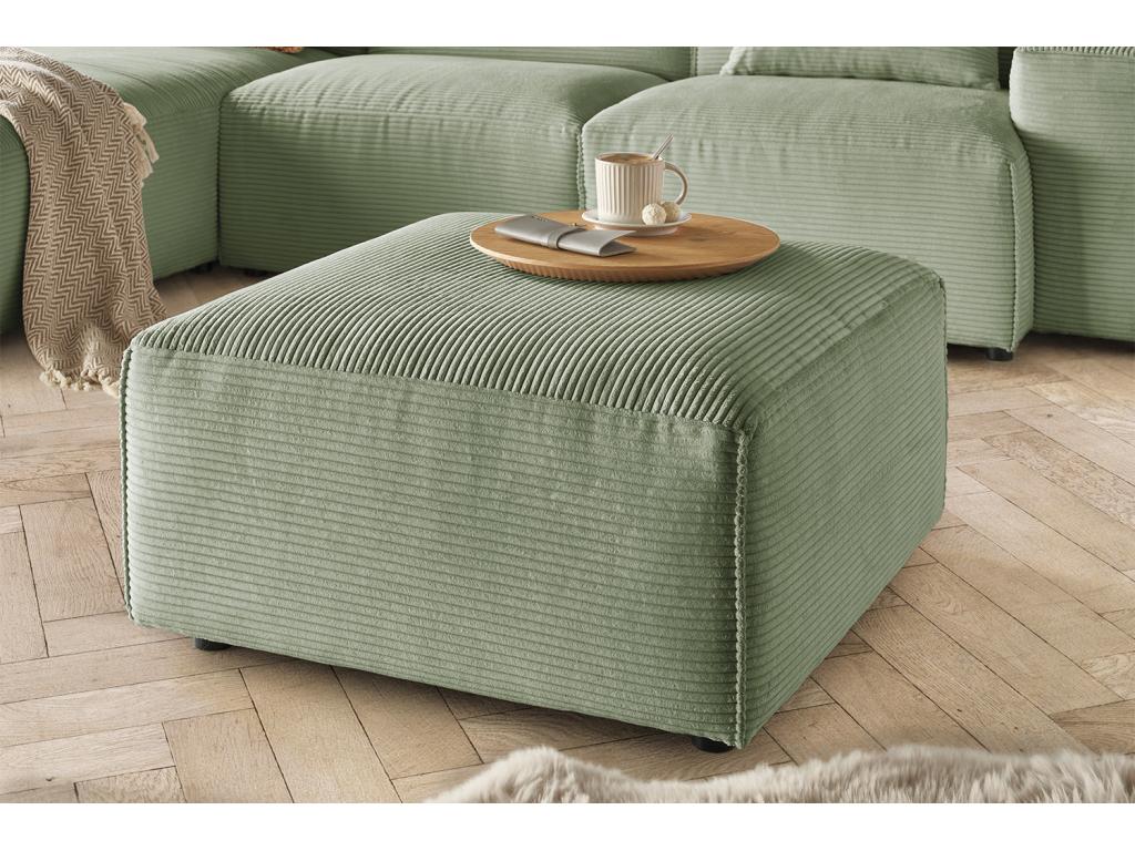 Pouf - Corduroy Green - Luxameub YWHT36936