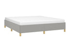 Cosymeub Light Grey Bed Base 180x200 cm Fabric MZQW76113