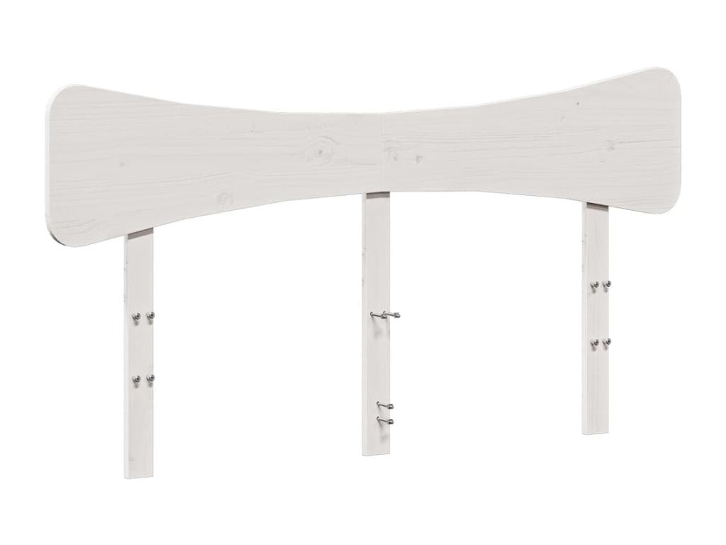White headboard 150cm solid pine wood YHLZ02584