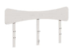 White headboard 150cm solid pine wood YHLZ02584