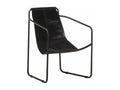 Black Genuine Leather Relaxation Armchair NOXS21142