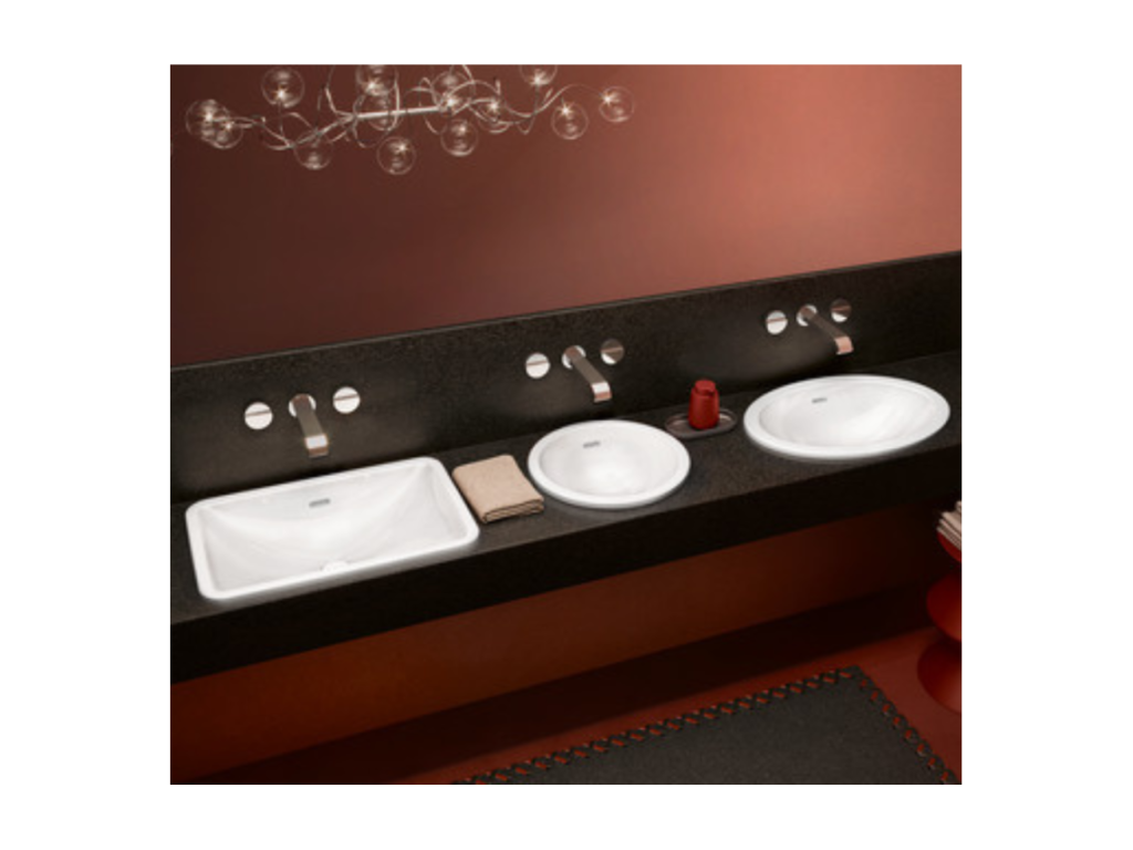 Round 45x45cm inset washbasin Luxameub ET PINPAI Luxameub / Friends TitanCeram ACAA07569