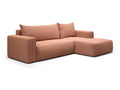 Luxameub Copper 3-seater right-hand corner sofa bed with storage HUOD89086