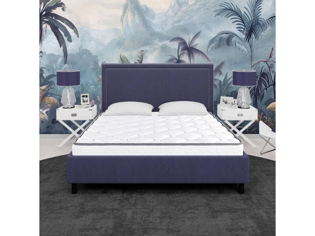 Cosymeub - Mattress 140x200 cm High-density foam Firm support 20cm thick LTEN36561