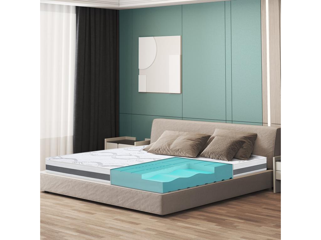 Single Mattress 70x210 with Memory Foam - PINPAI Quality - Height 16 cm - Made in Italy SVUF48038