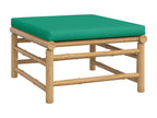 3-piece garden furniture set with green cushions Luxameub KKSR03673