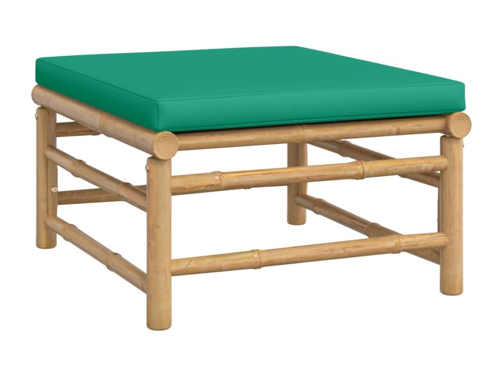 3-piece garden furniture set with green cushions Luxameub KKSR03673