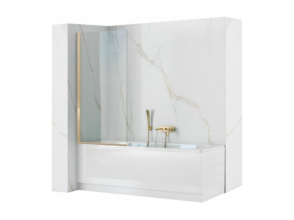 Luxameub Elegant 70 Gold Bath Screen NTOF85595