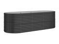 Raised garden bed, powder-coated steel, anthracite XUEG68399