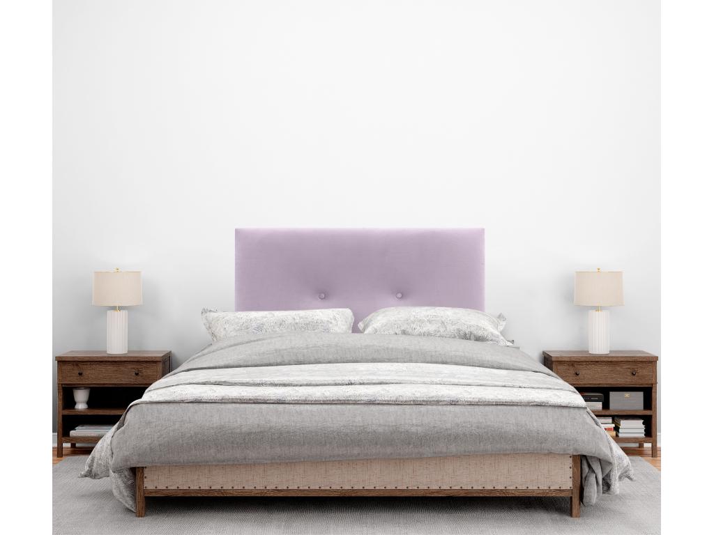 Luxameub Smooth Velvet Headboard with Buttons 110x115 with Bed Legs 105 - Salmon OTGK39897