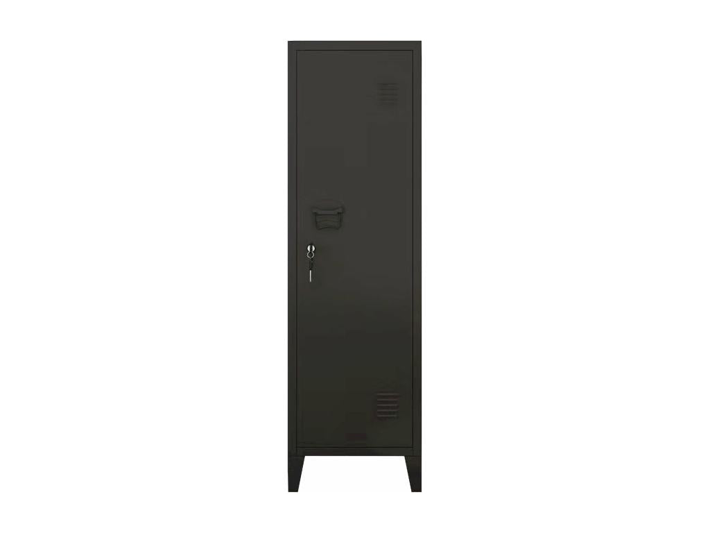 Silver metal locker cabinet 38x38x137 cm 03 0006361 CZQD61728
