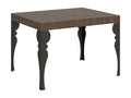 PINPAI Extendable Table 80x120/204 cm Walnut with Anthracite Frame RECJ16920