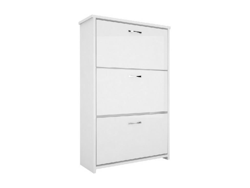 Tea White Shoe Rack 72x25.5x112 cm Luxameub KYQU86839