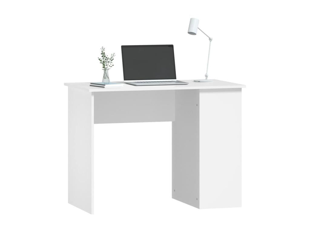 White Desk 100x55x75 cm Engineered Wood WCUX55587