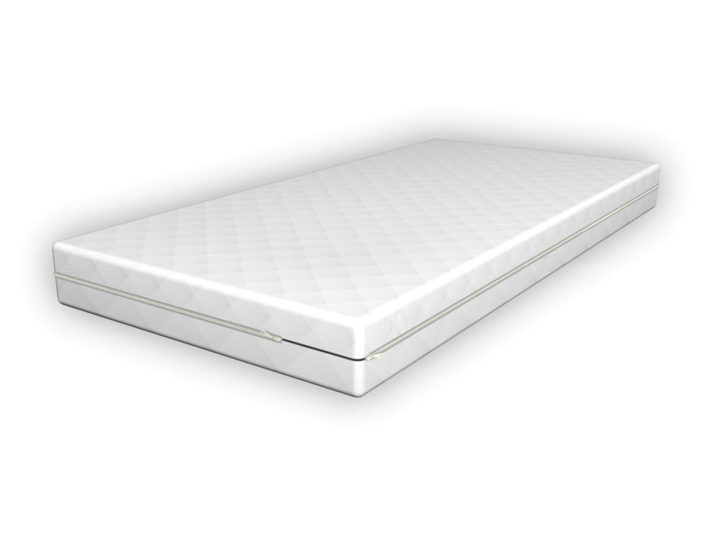 Luxameub Bed with Orthopedic Mattress Helsingborg White 140x70 cm Luxameub YLZX82560