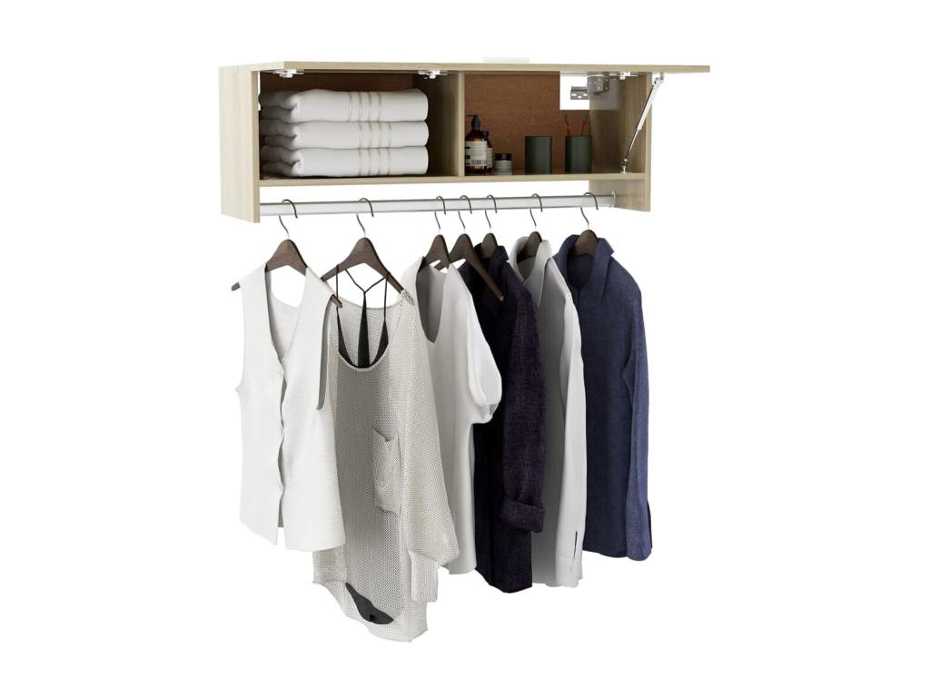 Luxameub Oak Wardrobe 100x32.5x35 VGIV51336