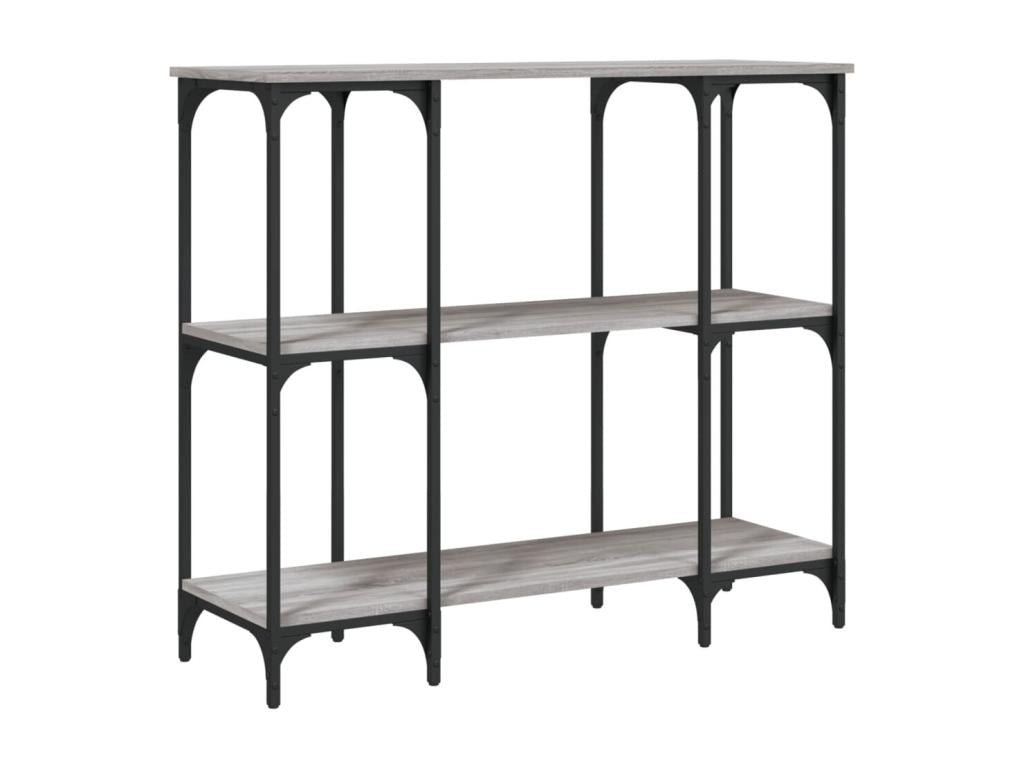 Luxameub console table, grey, 102x35x90 cm, engineered wood, RKVX30555