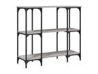 Luxameub console table, grey, 102x35x90 cm, engineered wood, RKVX30555