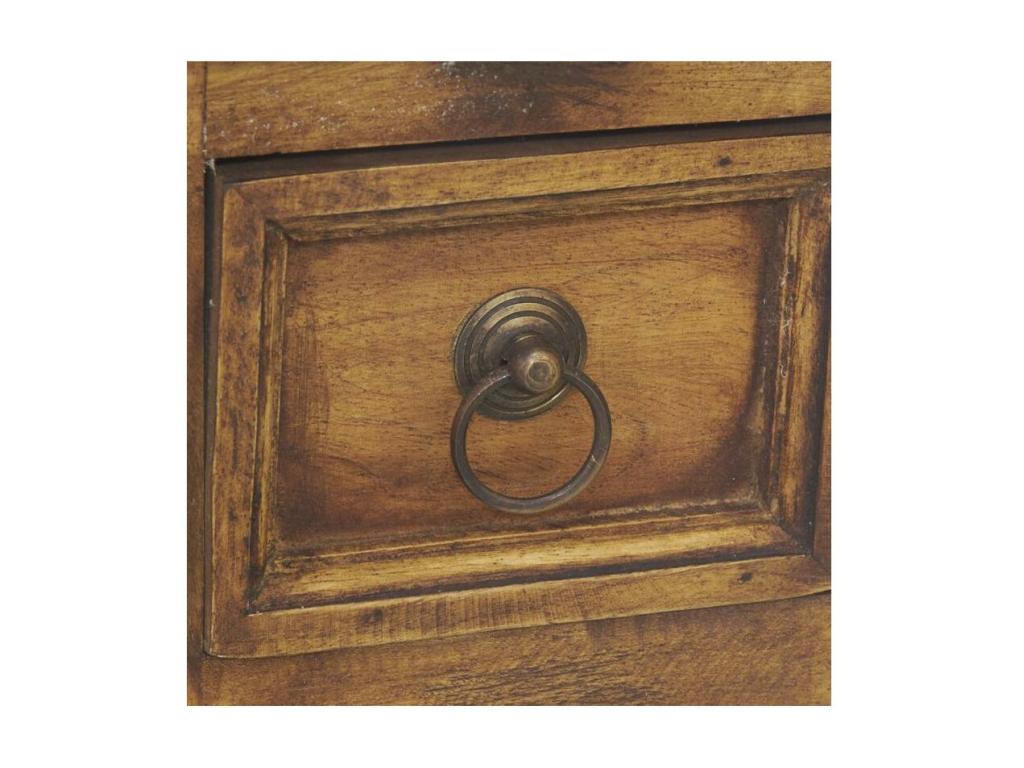 Small mahogany bedside table, set of 2 ZJZG66635