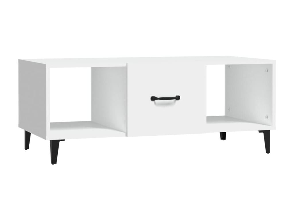 Coffee table, white, 102x50x40 cm, engineered wood, MZXM46352