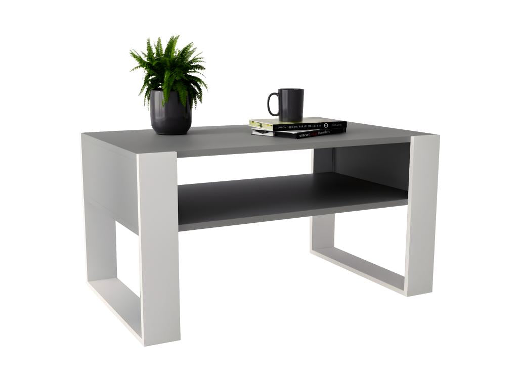 Luxameub 92 Coffee Table Gray / White BERC75662