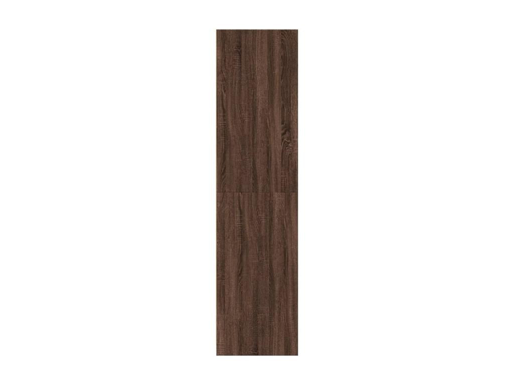 Brown oak wardrobe 30x50x200 cm engineered wood MVKF96457