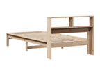 Bookshelf bed without mattress 100x200 cm solid pine wood YOCH84149