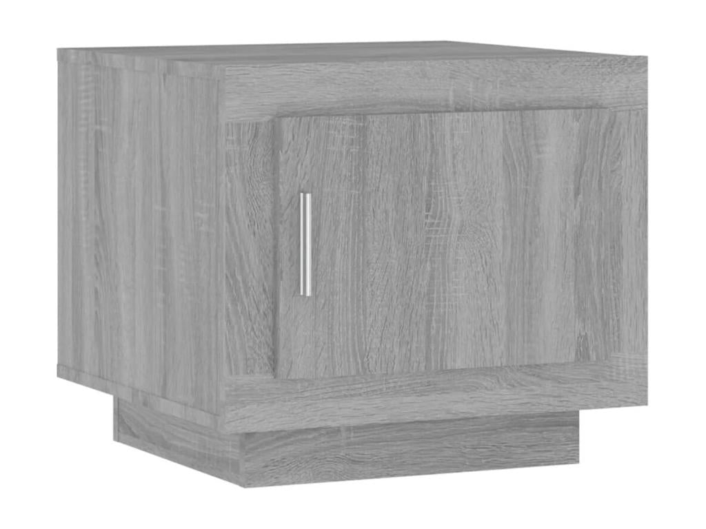 Cosymeub Grey Coffee Table 51x50x45 cm Engineered Wood DAQN84271
