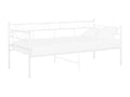 White metal sofa bed frame without mattress, 90x200 cm VRBL33792