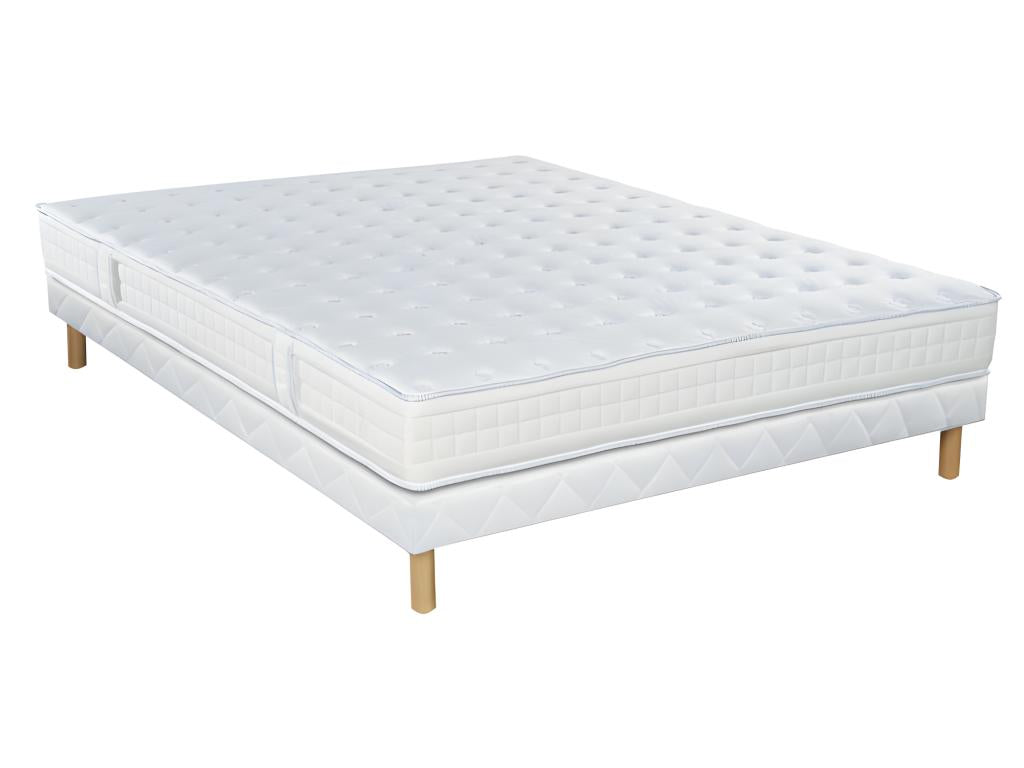 Luxameub PINPAI Traditional Slatted Bed Base with Legs 160x220 Foam DDIE00972