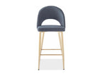 Set of 2 PINPAI Bar Stools 105cm Grey ORSB70858
