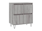 Luxameub 3-piece buffet set, grey engineered wood, WWKK65525