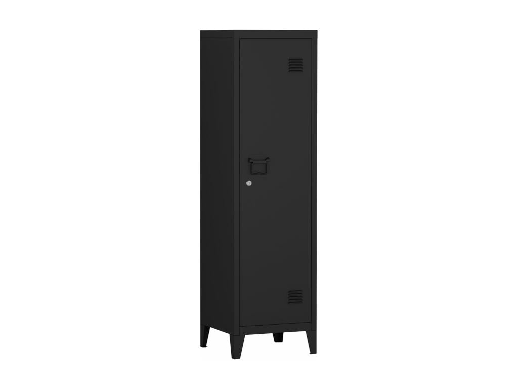 Silver metal locker cabinet 38x38x137 cm 03 0006361 CZQD61728
