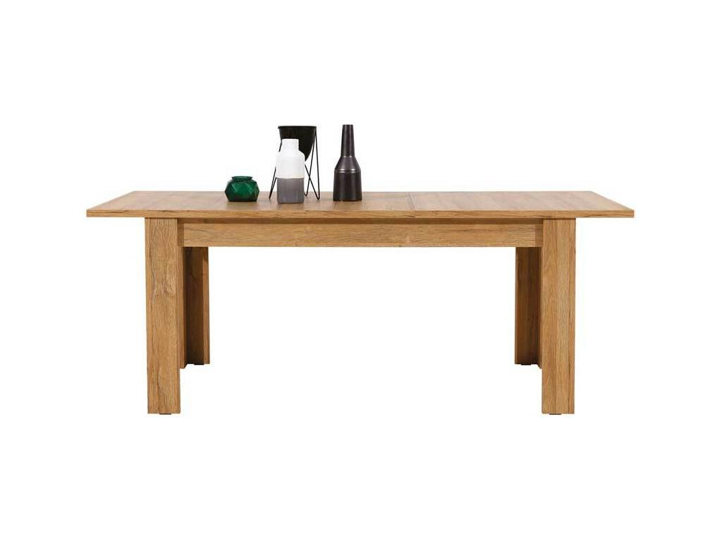 Extendable Dining Table, Oak - Luxameub ESAQ47651