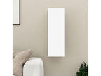 Luxameub White and Oak Wall Shelf 30.5x30x90 TSLX04569