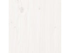 White Headboard 145.5x4x100 Solid Pine Wood YNBU33394