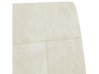 Cream White Velvet Cantilever Chair VPND21776