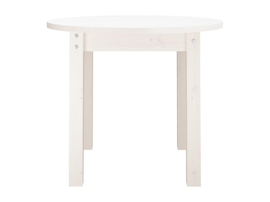 Coffee table, white, 55x45 cm, solid pine wood, UGHY87378