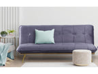 Cosymeub 182cm Grey Velvet Convertible Sofa YHZN82714