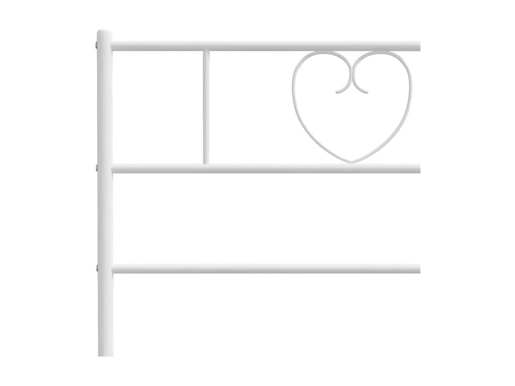 White metal headboard 100 cm FARJ63862
