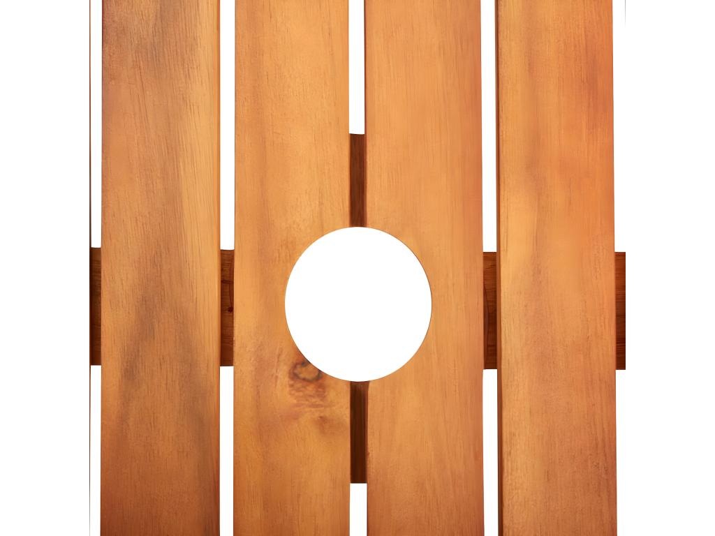 Garden table 150x90x74 cm Solid Cosymeub wood LXUI38787