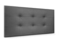 Luxameub Upholstered Faux Leather Headboard 105x60cm for 105cm Bed - Grey IIHA56739