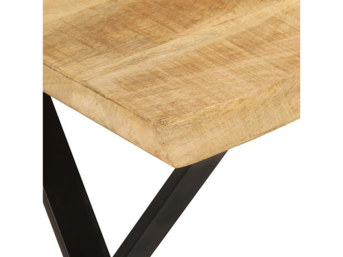 Bench with living edge, 105 cm, solid mango wood, DKTG24964