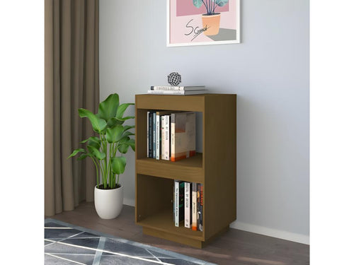 Honey brown bookcase, 40x35x71 cm, solid pine wood, TZYN40581